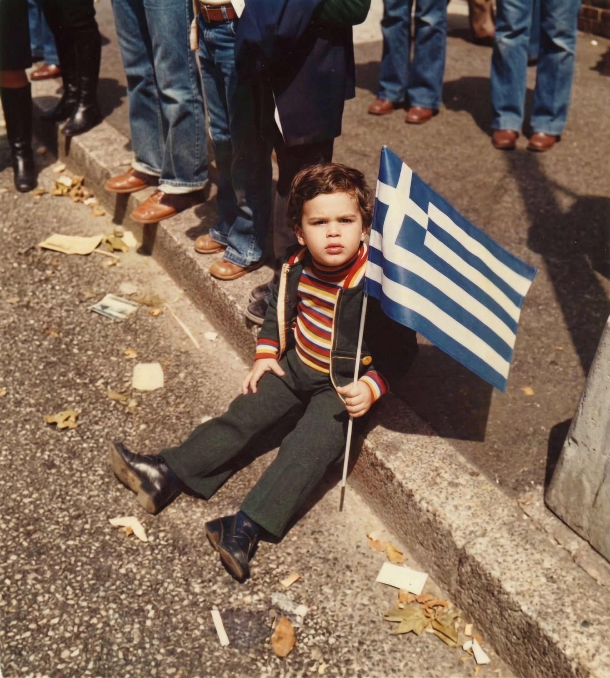 Taki as a toddler in Greece